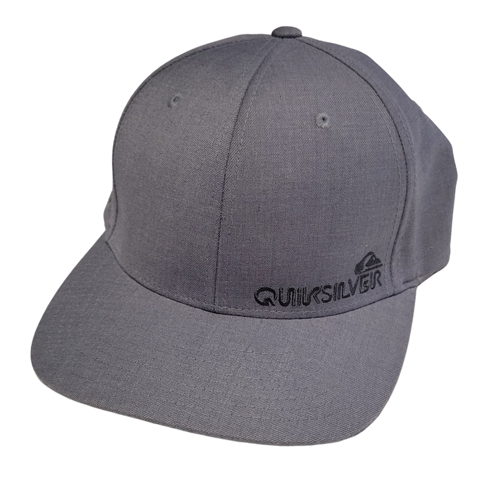 Men's Gray Quiksilver Flex fit Hat